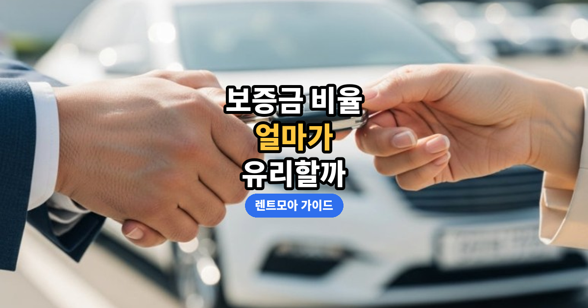 보증금 비율 선택법 썸네일