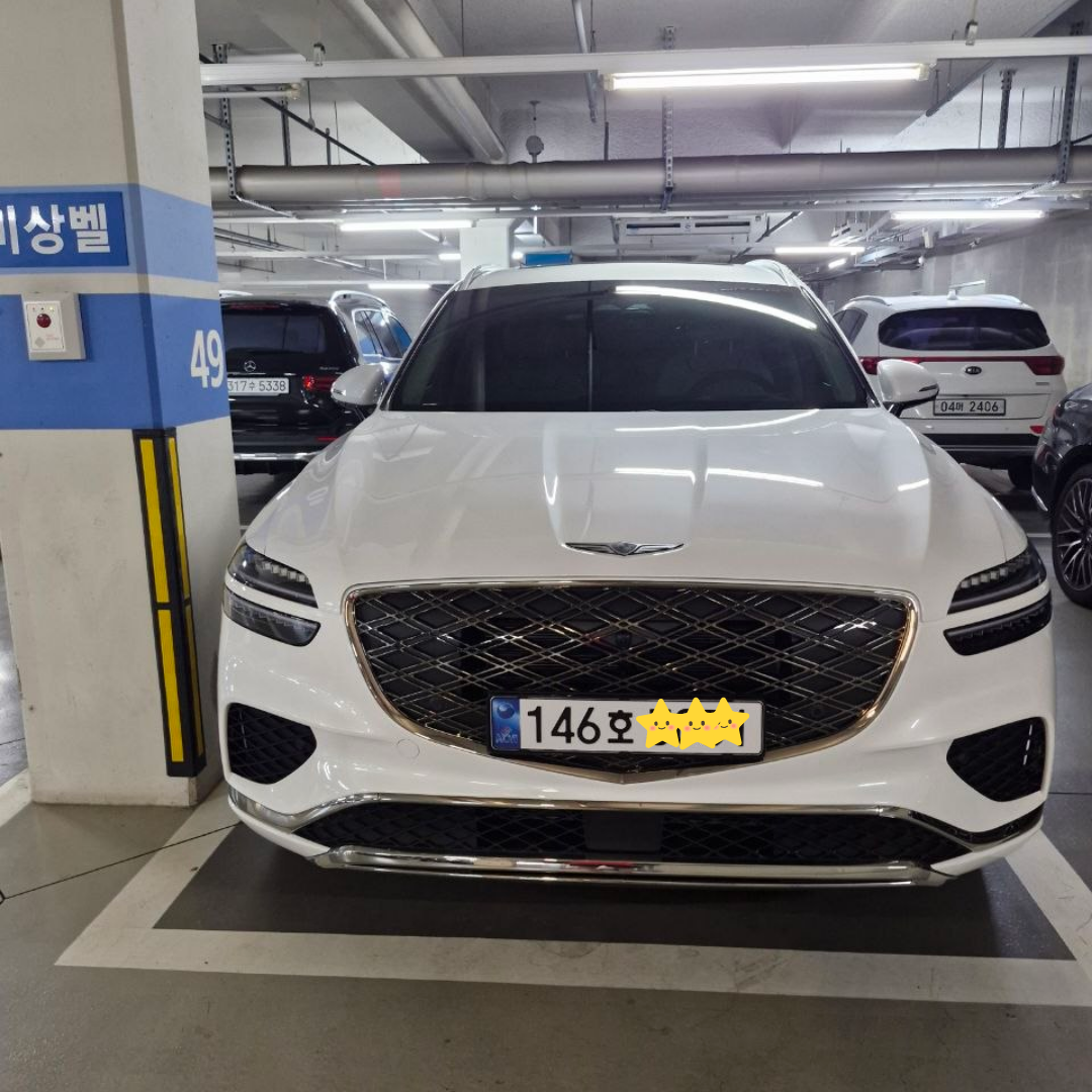 제네시스 GV70 장기렌트 이용후기 실제 출고 차량 사진