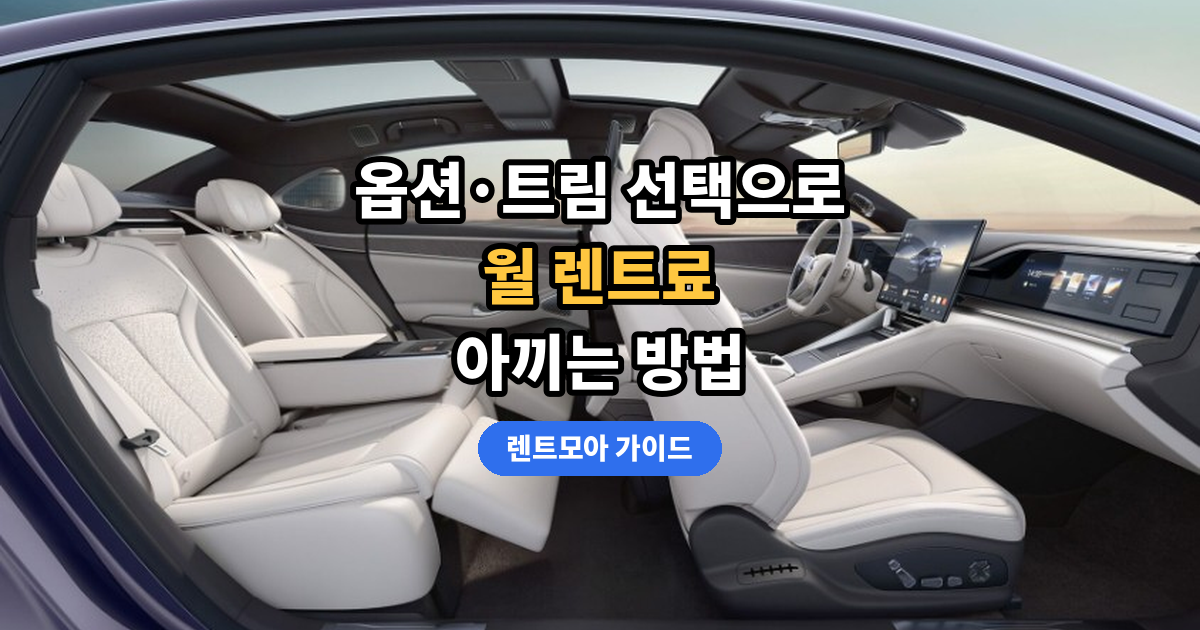 옵션·트림 고르는 법 썸네일